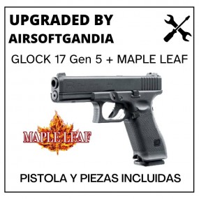 Glock 17 Gen 5 UMAREX UPGRADE BY AIRSOFT GANDIA X FULL MAPLE LEAF