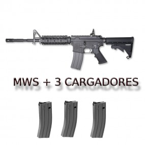 PACK M4 MWS + 3 CARGADORES...