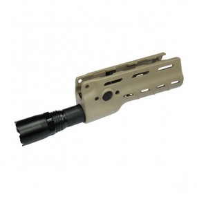 ICS MP-148 Tactical Flashlight Hanguard with Flashlight (Tan)