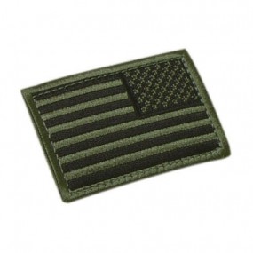 CONDOR 230-001R REVERSED USA Flag Velcro Patch OD (6 Pcs)