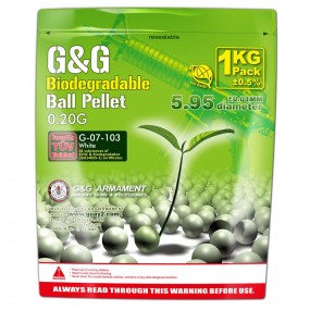 G&G Bio BB 0.20g / 1KG Aluminum Foil (White) / G-07-103
