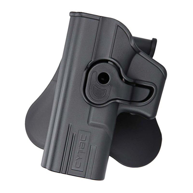 Cytac CY-G19 Paddle Polymer Holster for G19,23, and M-22 Air & Airsoft  Pistols, Black