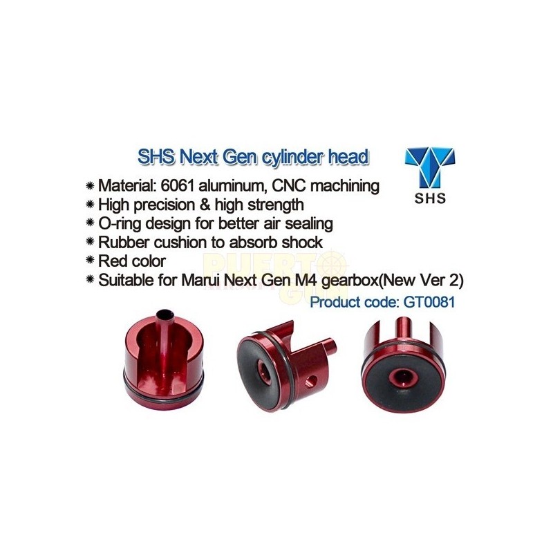  SHS Cabeza de cilindro CNC para Marui next Gen4 GT0081 