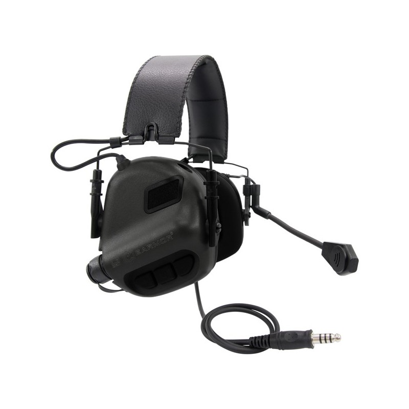  Earmor M32 MOD1 Tactical Hearing Protection Ear-Muff - Black