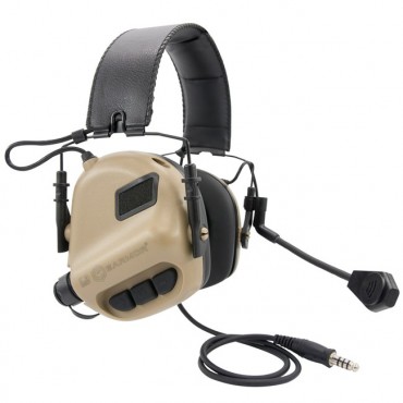  Earmor M32 MOD1 Tactical Hearing Protection Ear-Muff - Coyote Tan