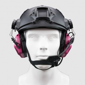 Earmor M32H MOD1 Tactical Hearing Protection Helmet Version Ear-Muff - Pink