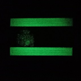 Parche PVC Fluorescente Bandera Española 