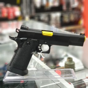 Pistola HI-CAPA Gas Cañón Dorado Tiny con Maletín Golden Eagle