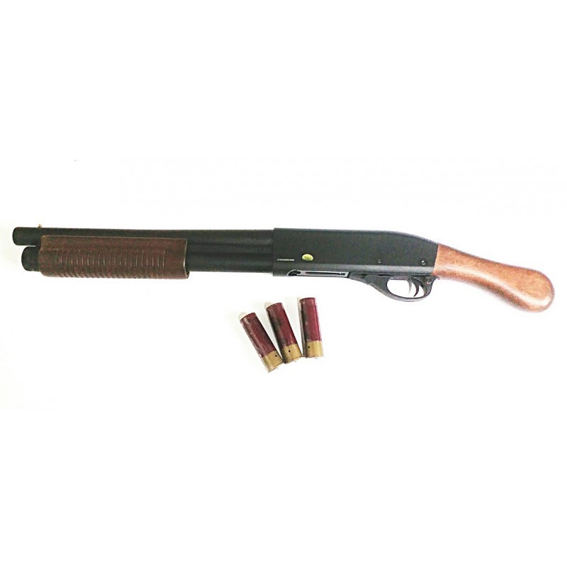 Escopeta Gas M870 con corredera y culata de madera Golden Eagle