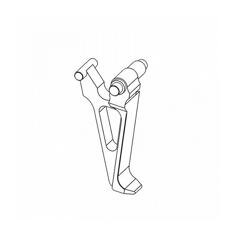 CNC GATILLO AK - SILVER - RETRO ARMS 