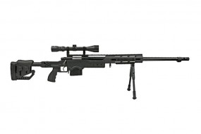 WELL MB4411D sniper rifle replica con Bipode y Mira