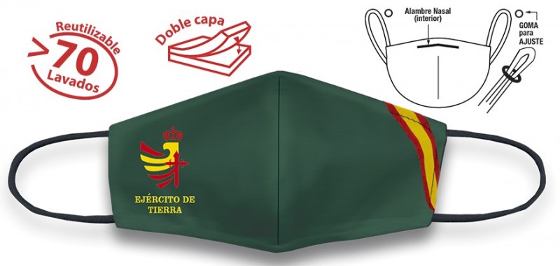 Mascarilla Verde Bandera E.Tierra