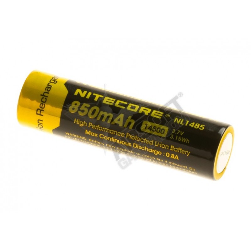 14500 Battery 3.7V 850mAh - Nitecore