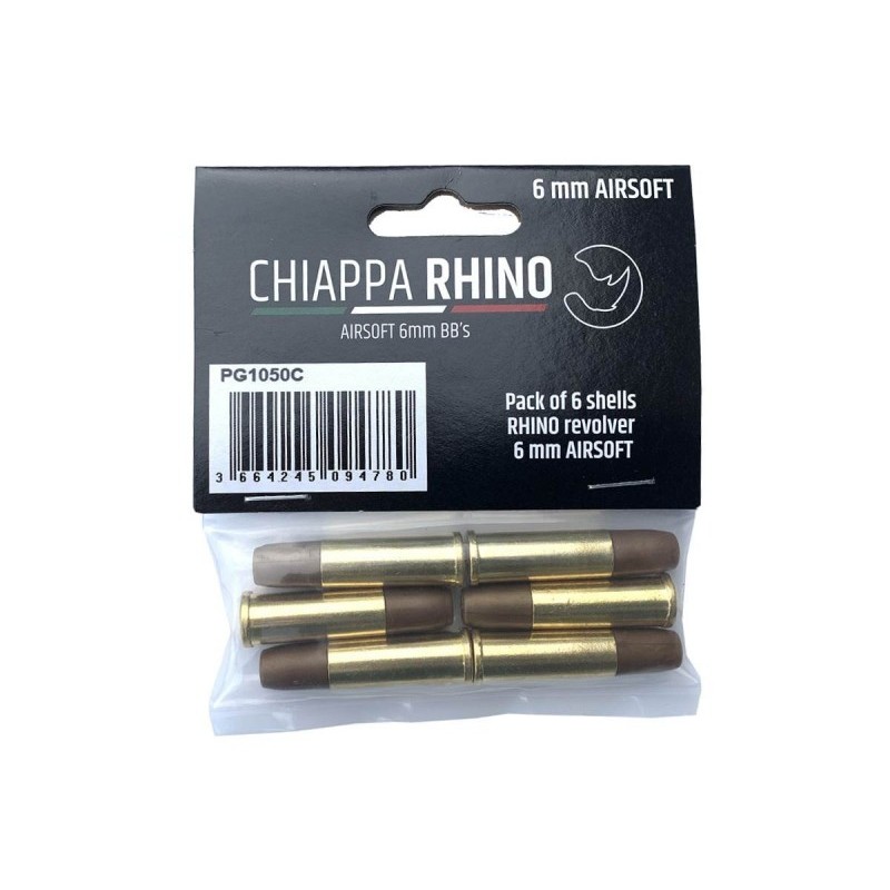 Vainas Revolver CHIAPPA RHINO Pack de 6 uni