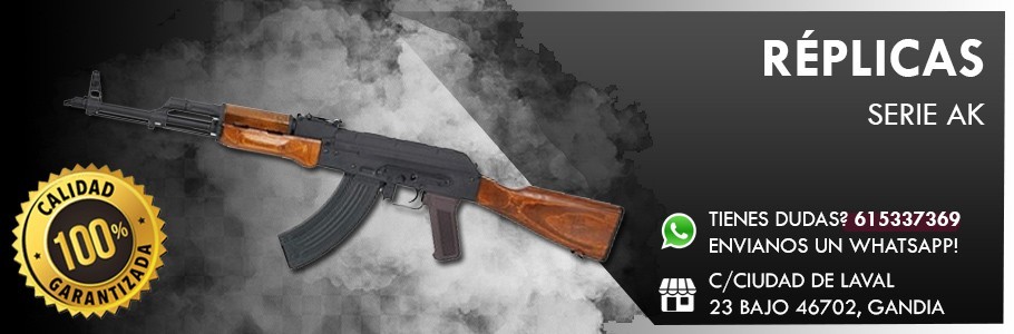AK-47 Airsoft -【 Las Réplicas más REALES 】~ ¡ENVÍO 24/48H!